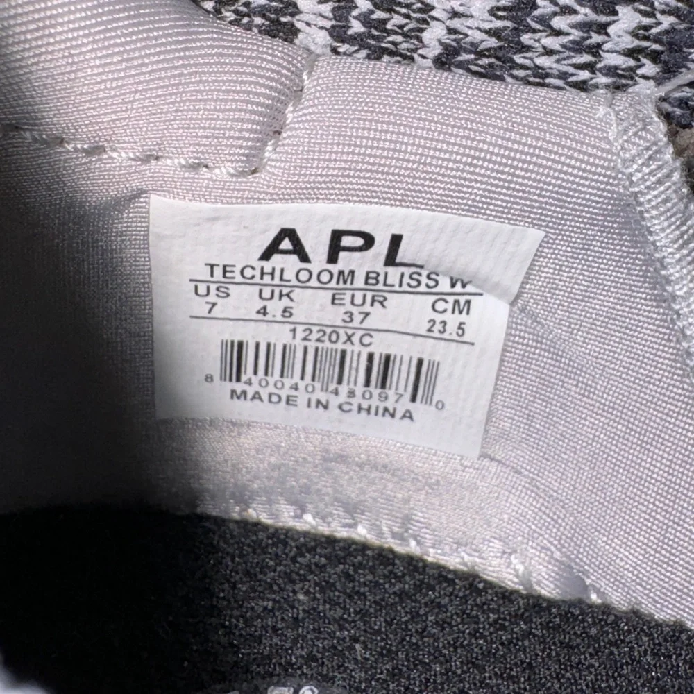 APL Women's TechLoom Bliss Heather Grey/ White / Black Athletic Propulsion Labs - Picture 5 of 8